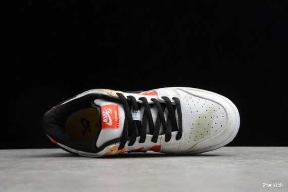 Nike BQ6832-101 SB Dunk White Raygun Low Tie-Dye 1207